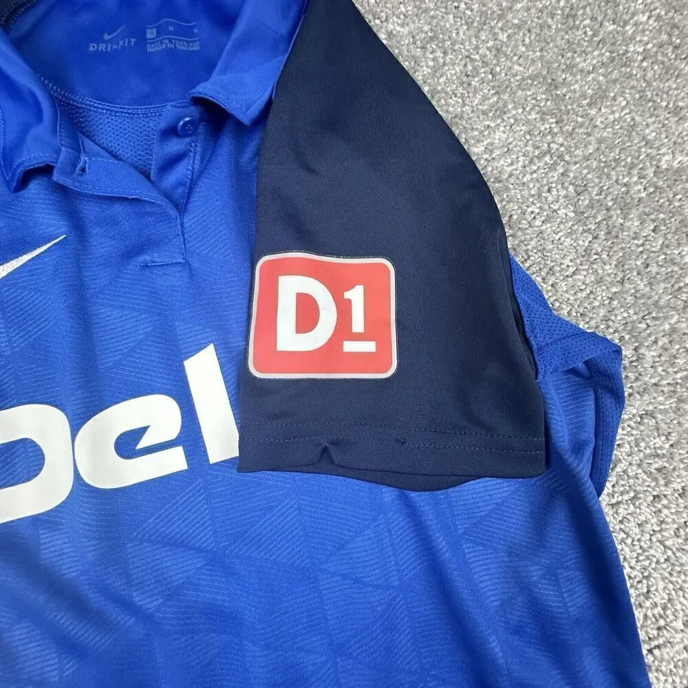 Nike Tennessee Soccer Club Jersey Womens Medium (18x24) Blue Polo Dri-Fit